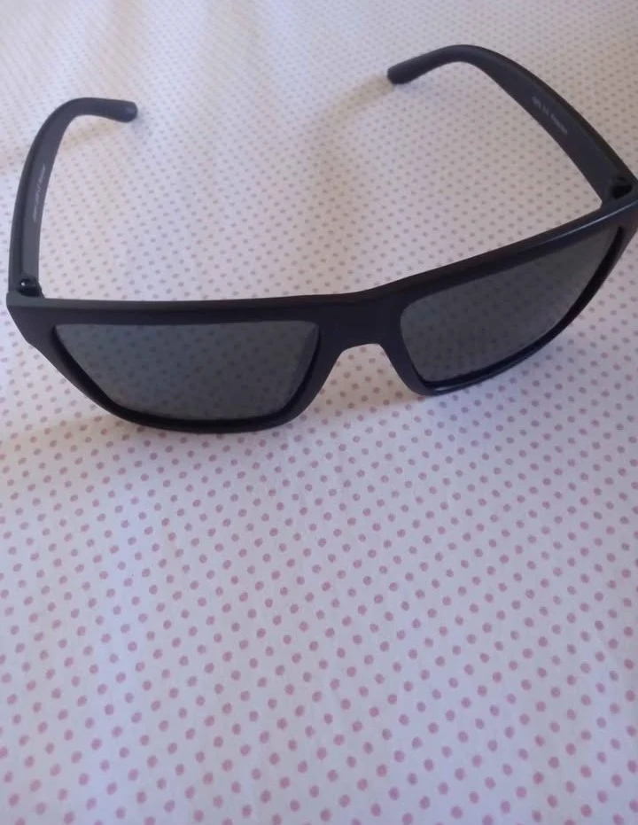 Black Sunglasses with Blue Accents - photo 3