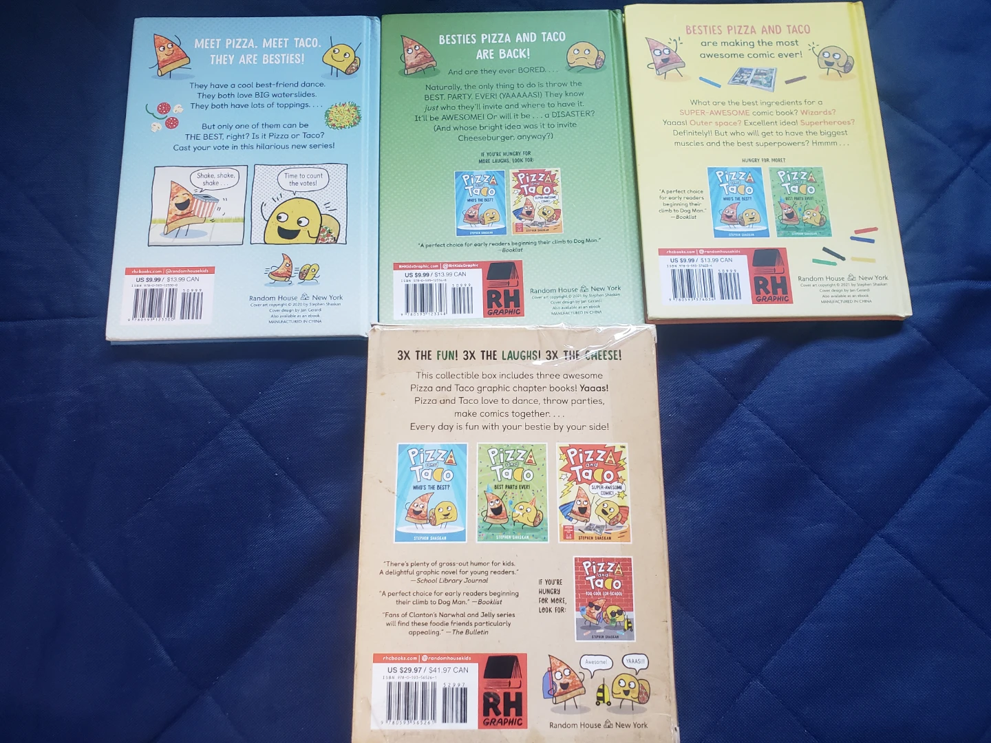 Book set PIZZA and TACO to go books #1-3 Stephen Shaskan - photo 2