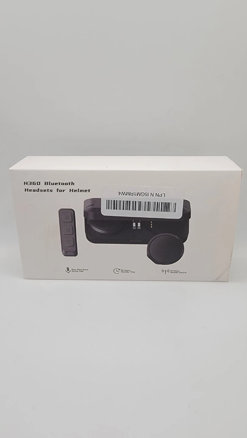 Motorcycle Helmet Bluetooth Speakers w/ Mic & Charging Case - photo 2