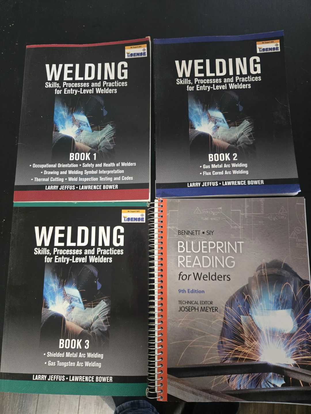 Welding Skills and Practices Books 1-3 & Blueprint Reading