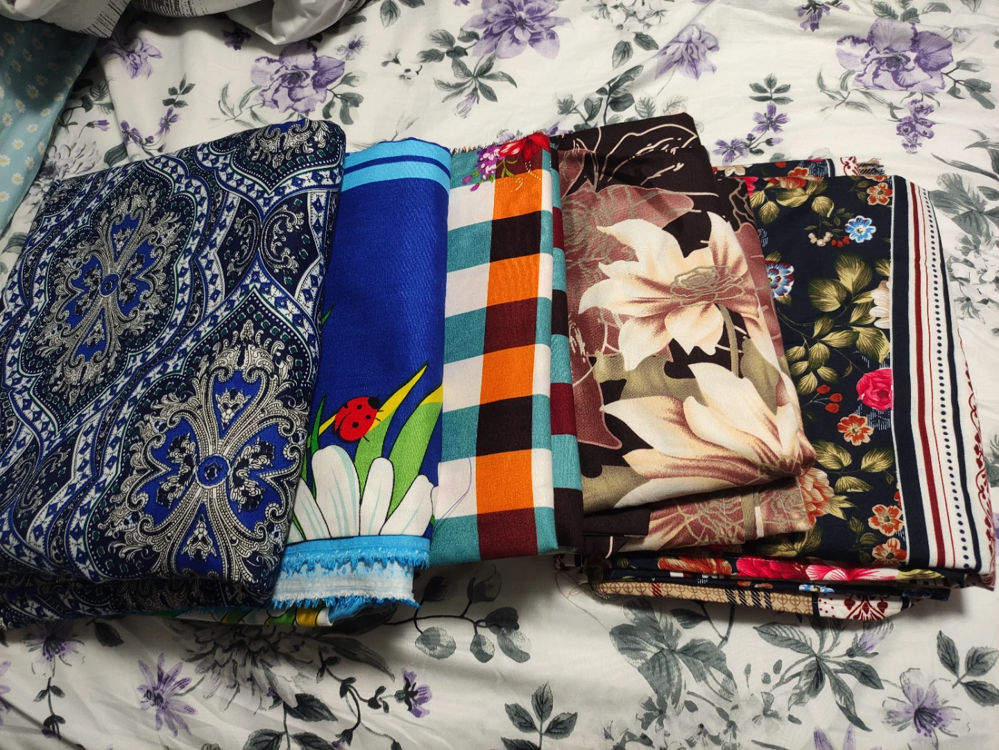 Cotton bedsheets with two pillow cases. Queen size - photo 4