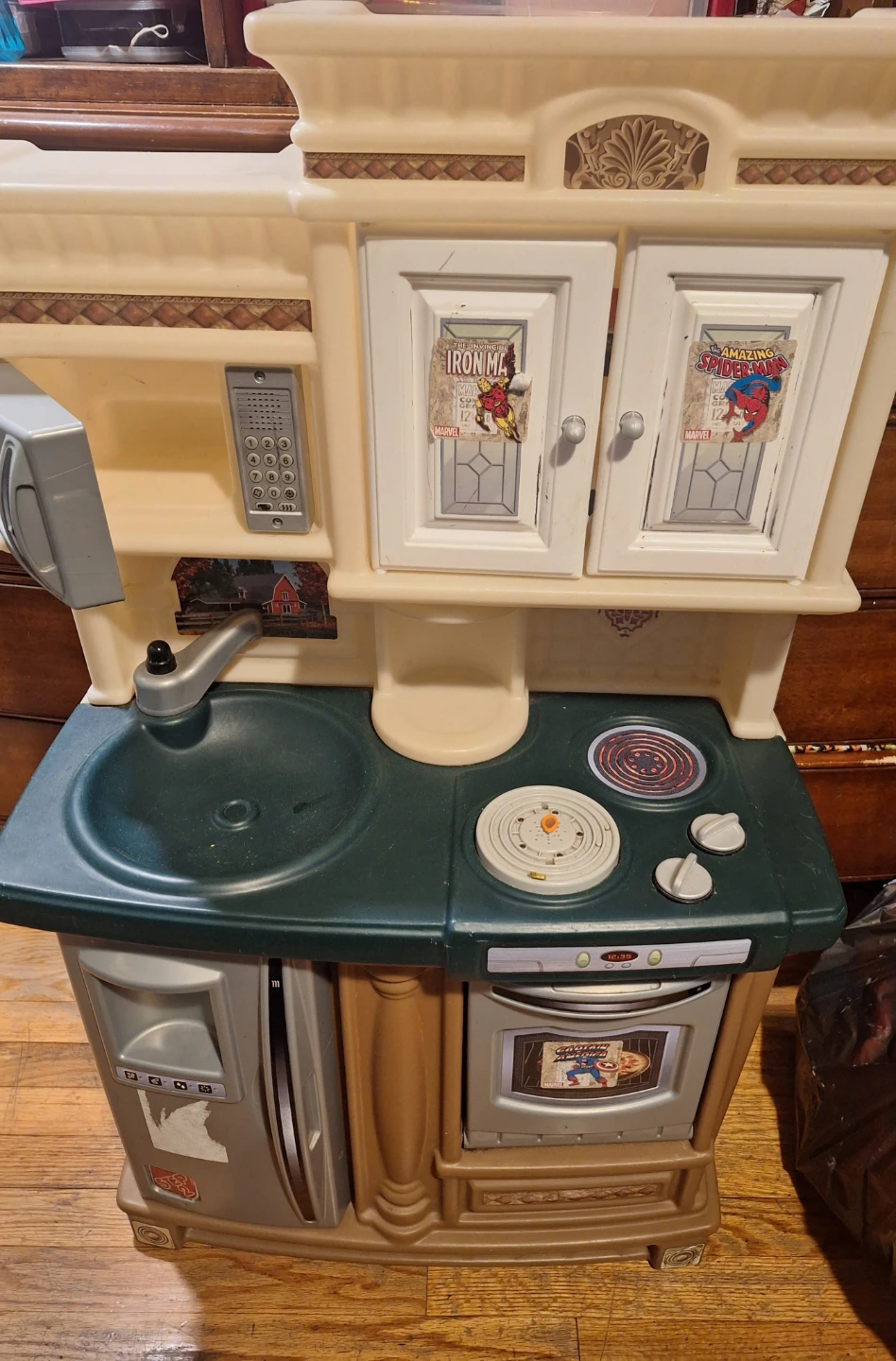 Step2 Children's Play Kitchen with Marvel Decals