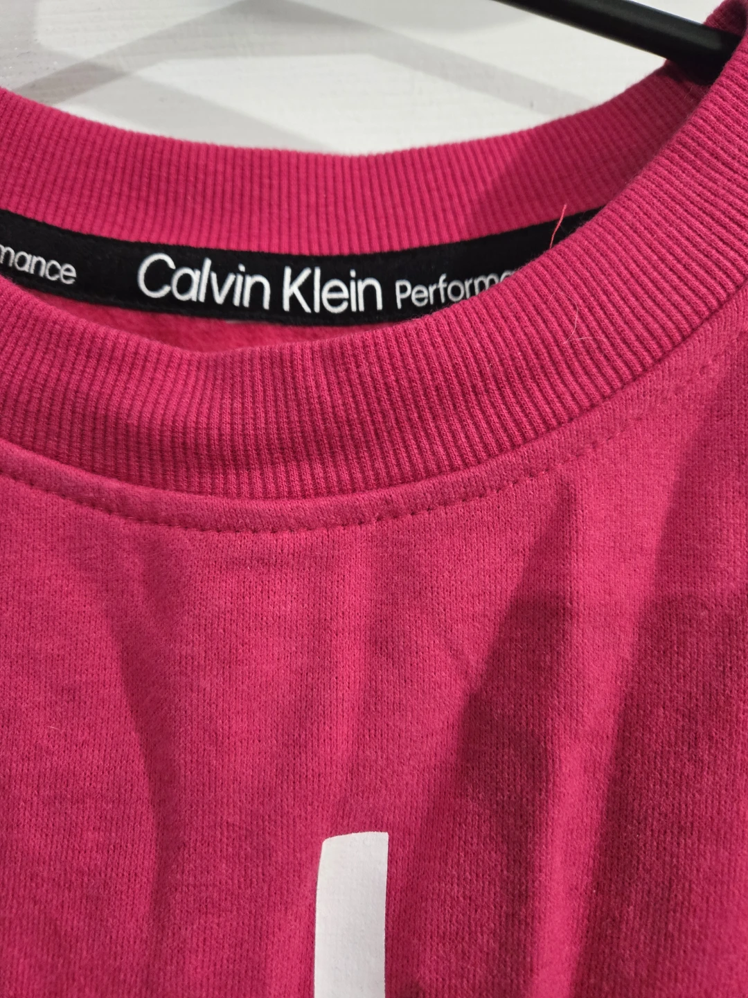 Calvin Klein Performance Pink Crewneck Sweatshirt - photo 2