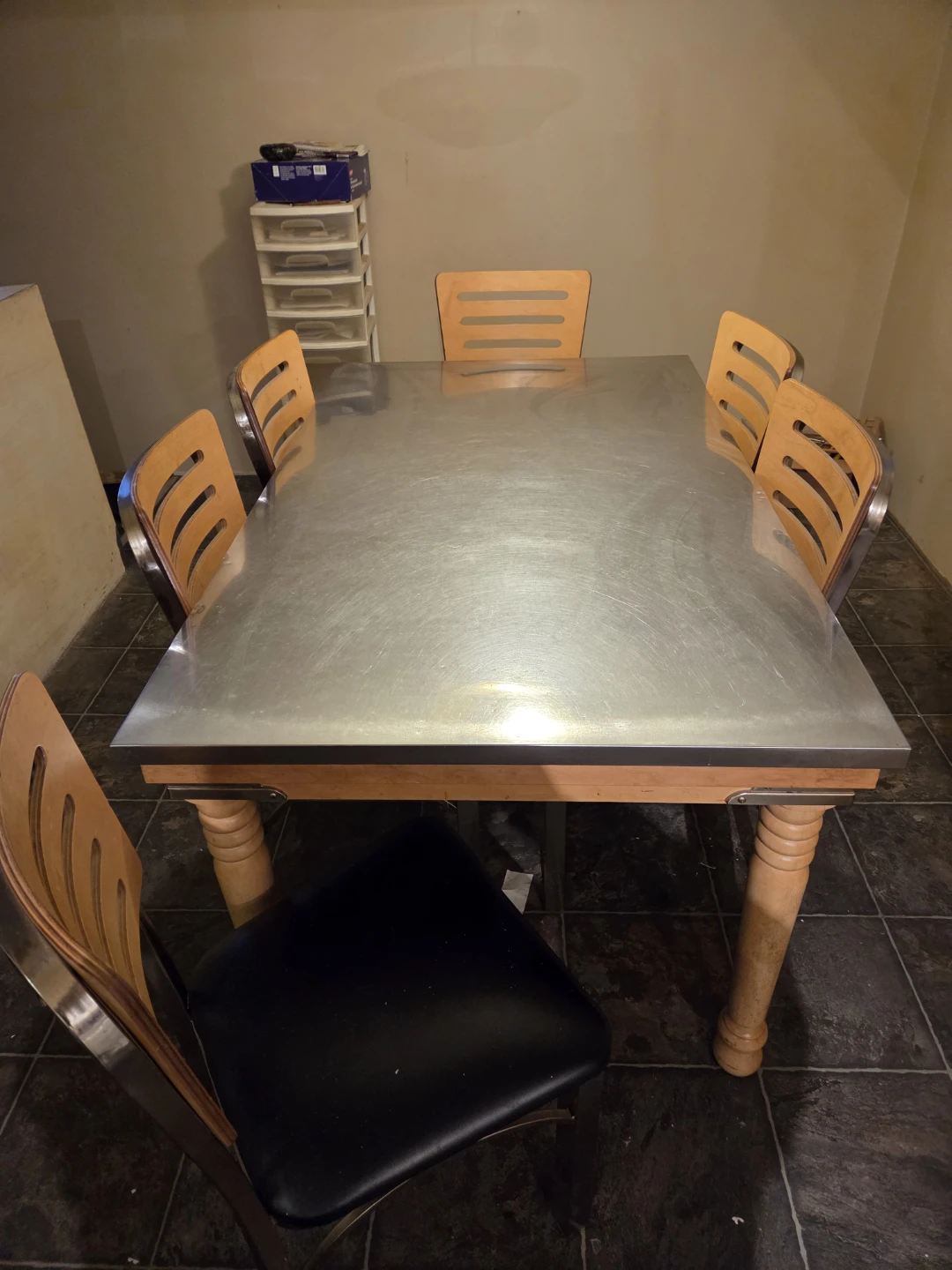 Dining Table Set with 6 Chairs