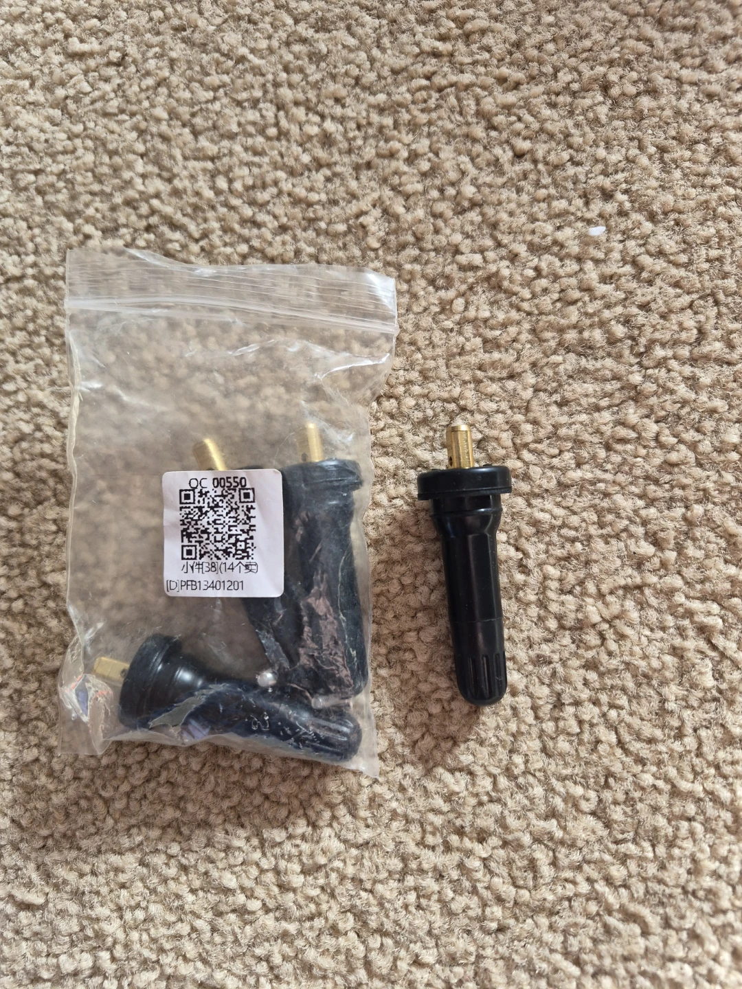 Black Tire TPM sensor - Set of 4