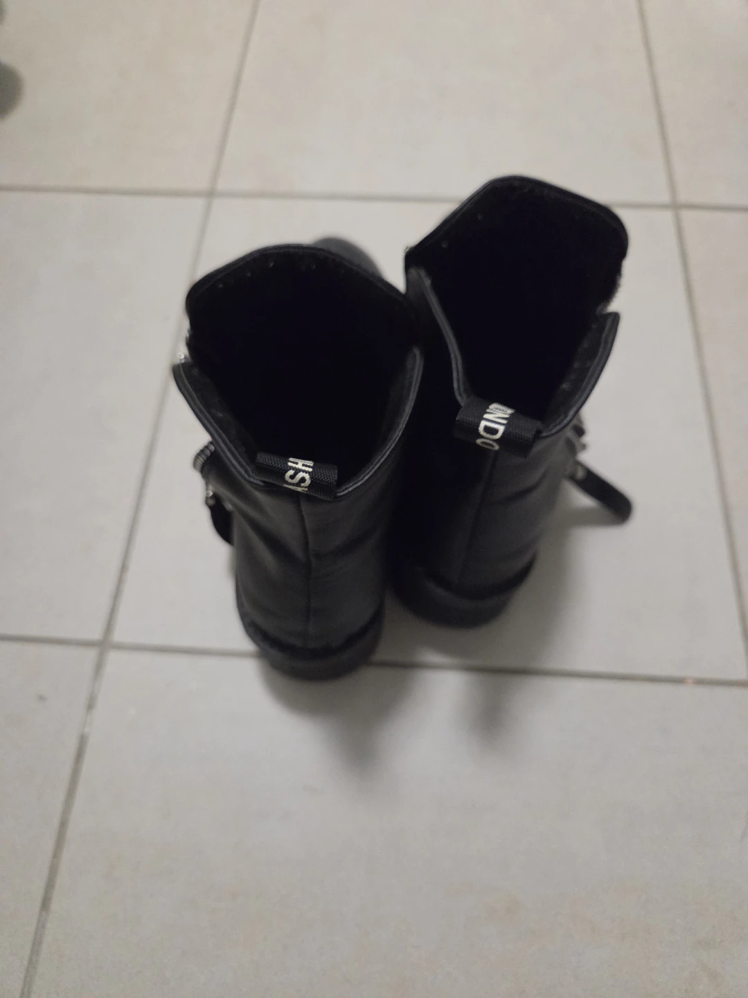 Black Ankle Boots with Side Zippers