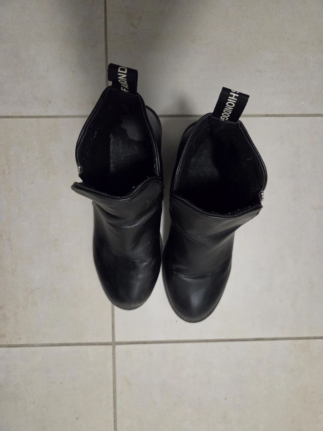Black Ankle Boots with Side Zippers - photo 4