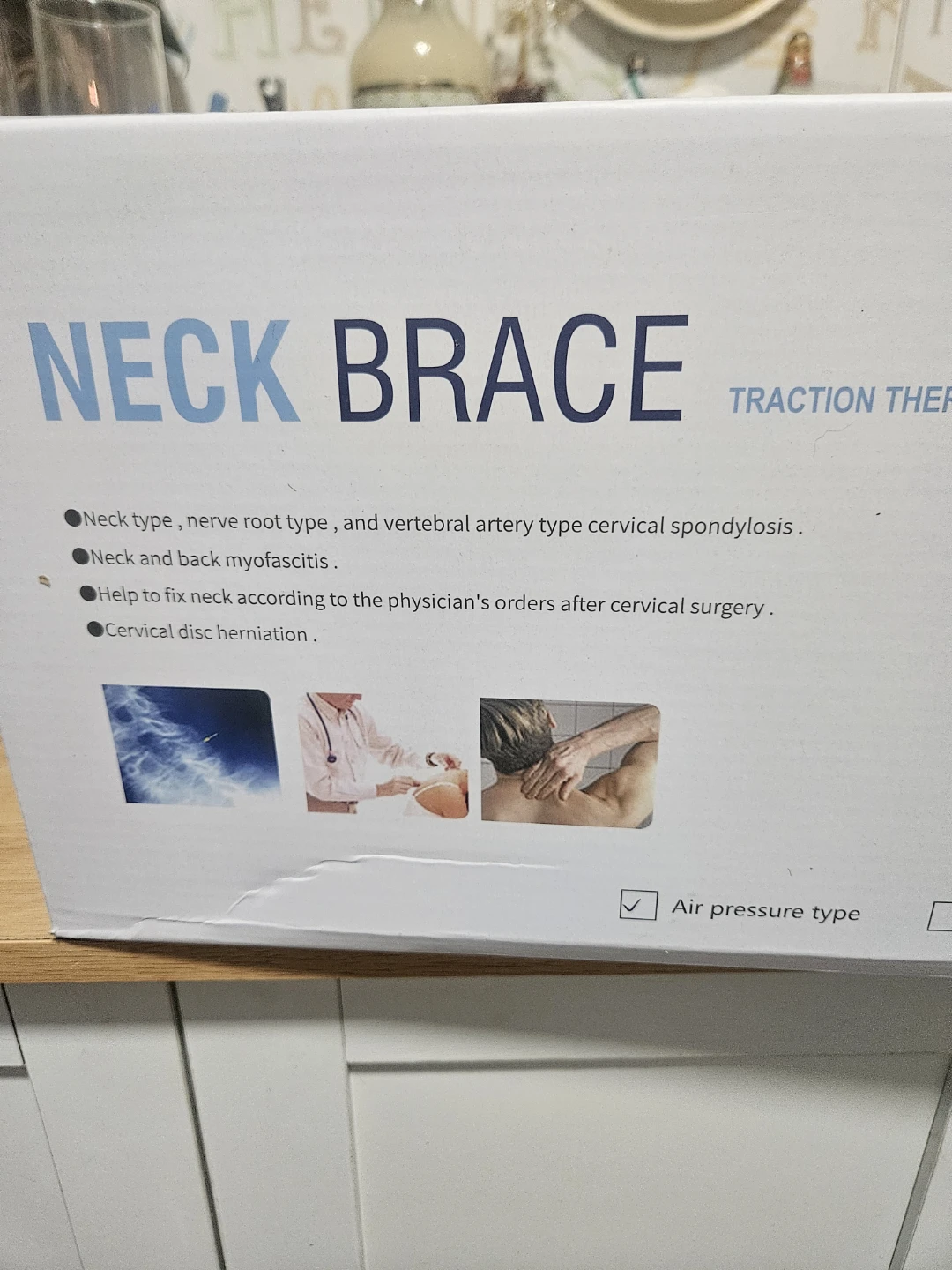 Neck Brace Traction Therapy Device