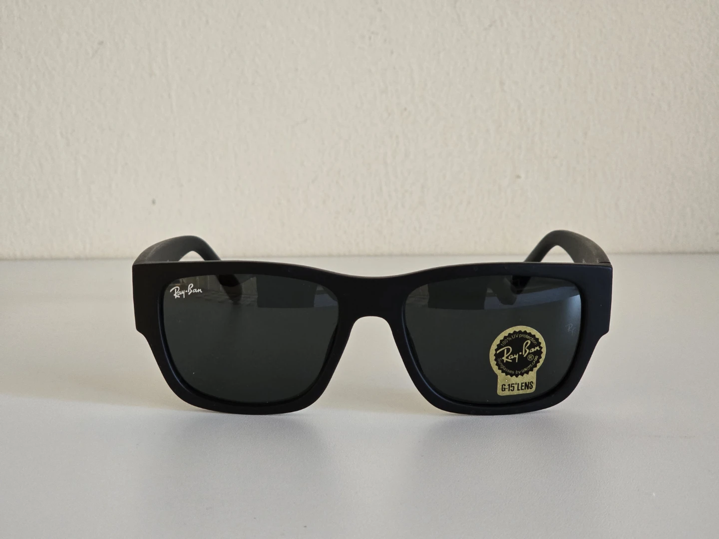 Ray-Ban Black Rectangular Sunglasses