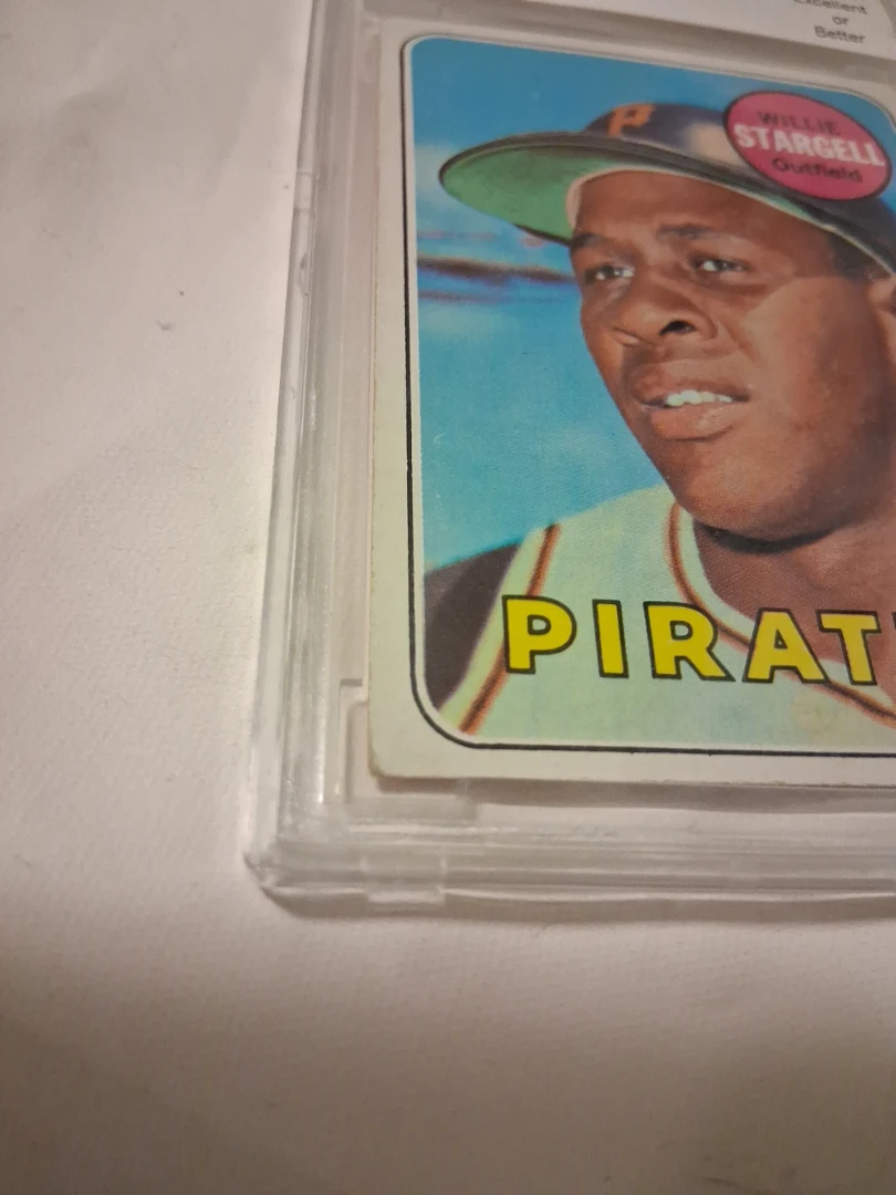 1969 Topps Willie Stargell #545 Baseball Card - Graded 8 - photo 2