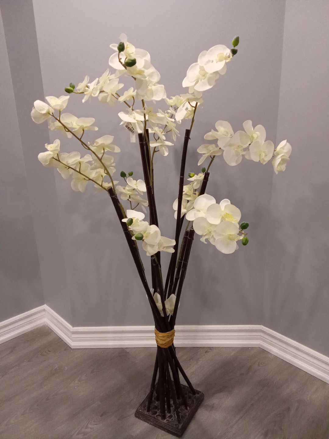 Bouclair White Orchid Floral Arrangement 4ft