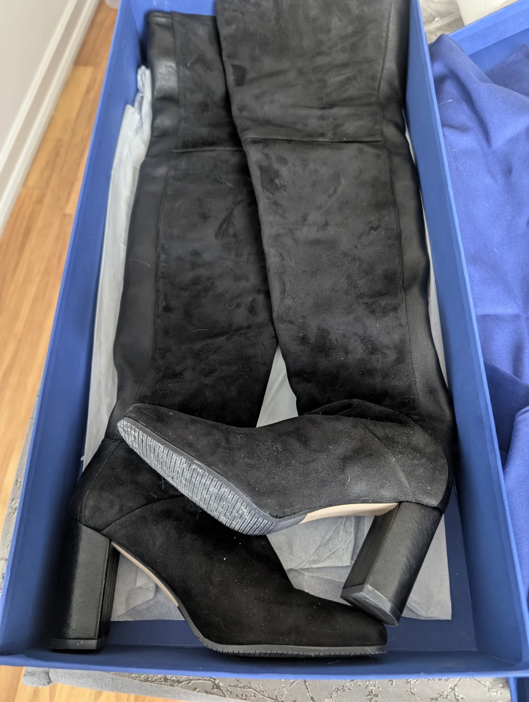 Stuart Weitzman Black Over-the-Knee Boots