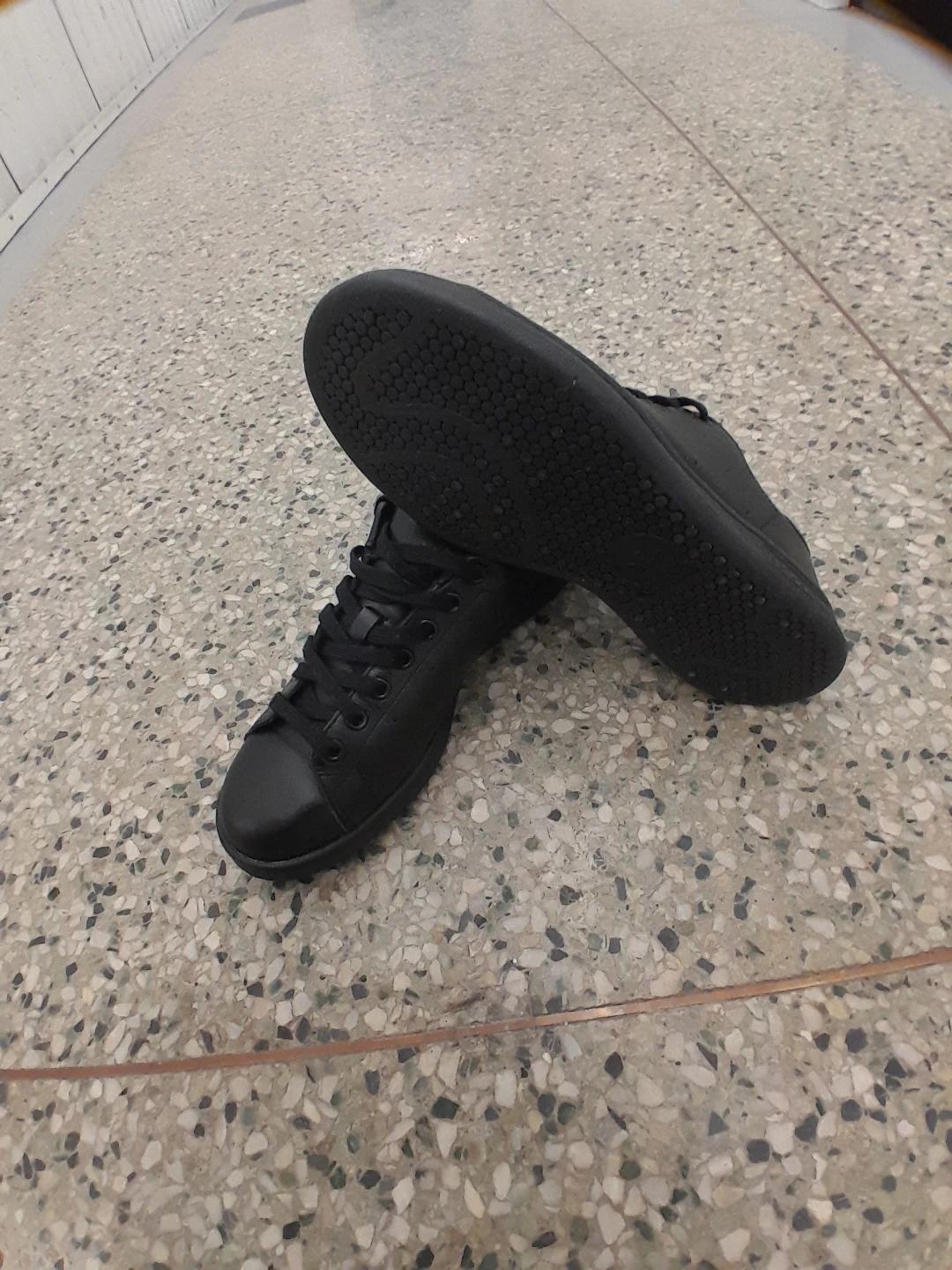 Adidas Stan Smith Sneakers - All Black Size 8 - photo 3