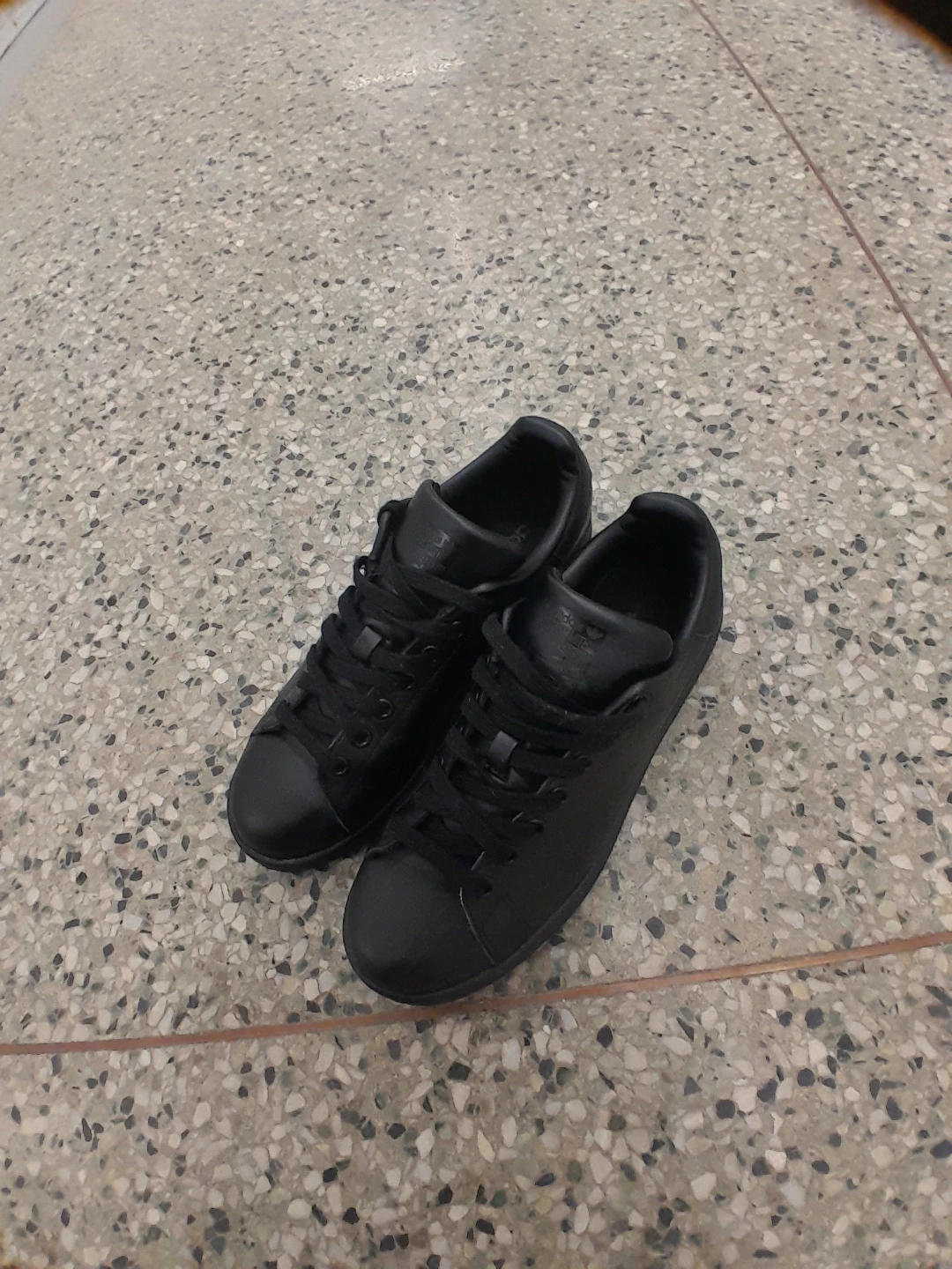 Adidas Stan Smith Sneakers - All Black Size 8 - photo 4