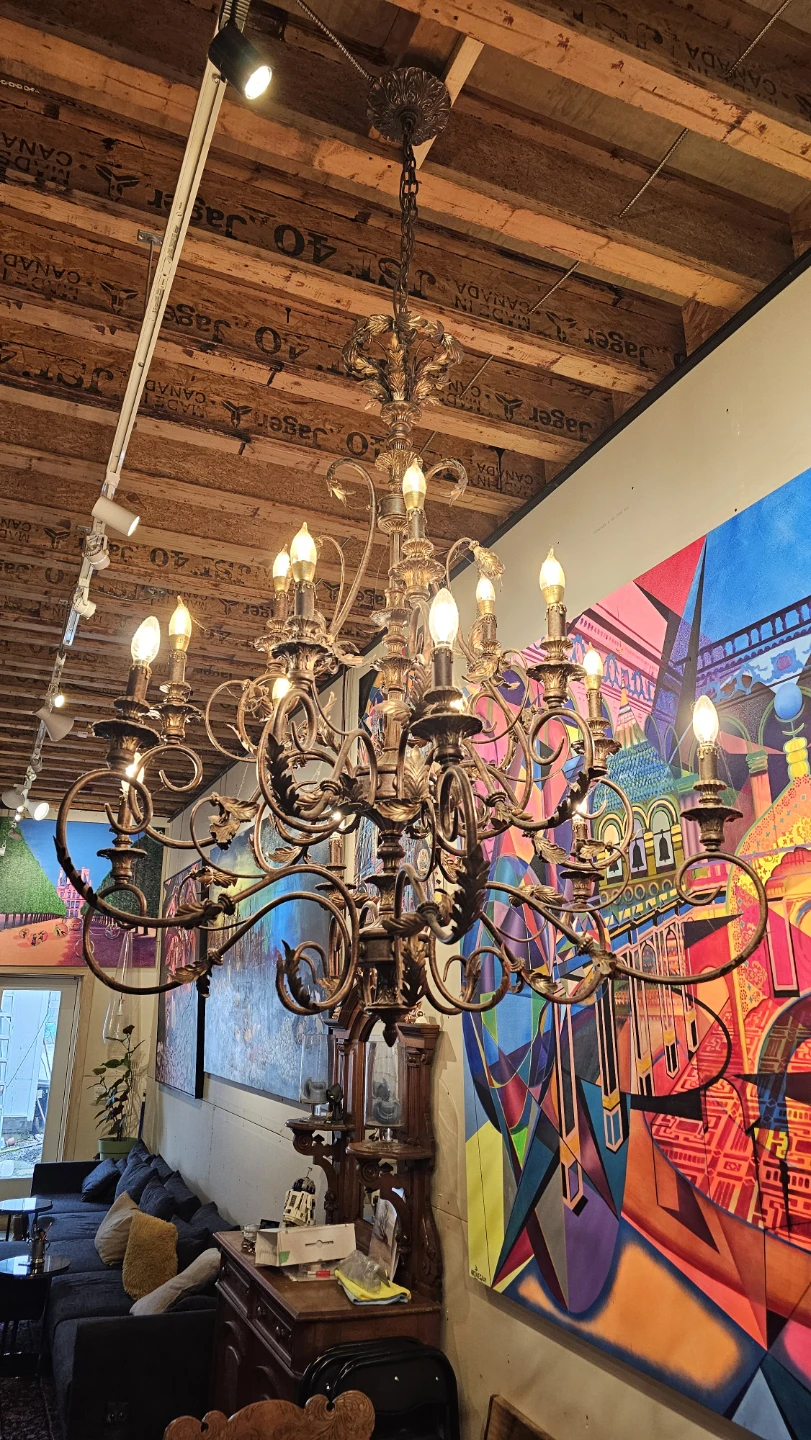 Antique Ornate Chandelier