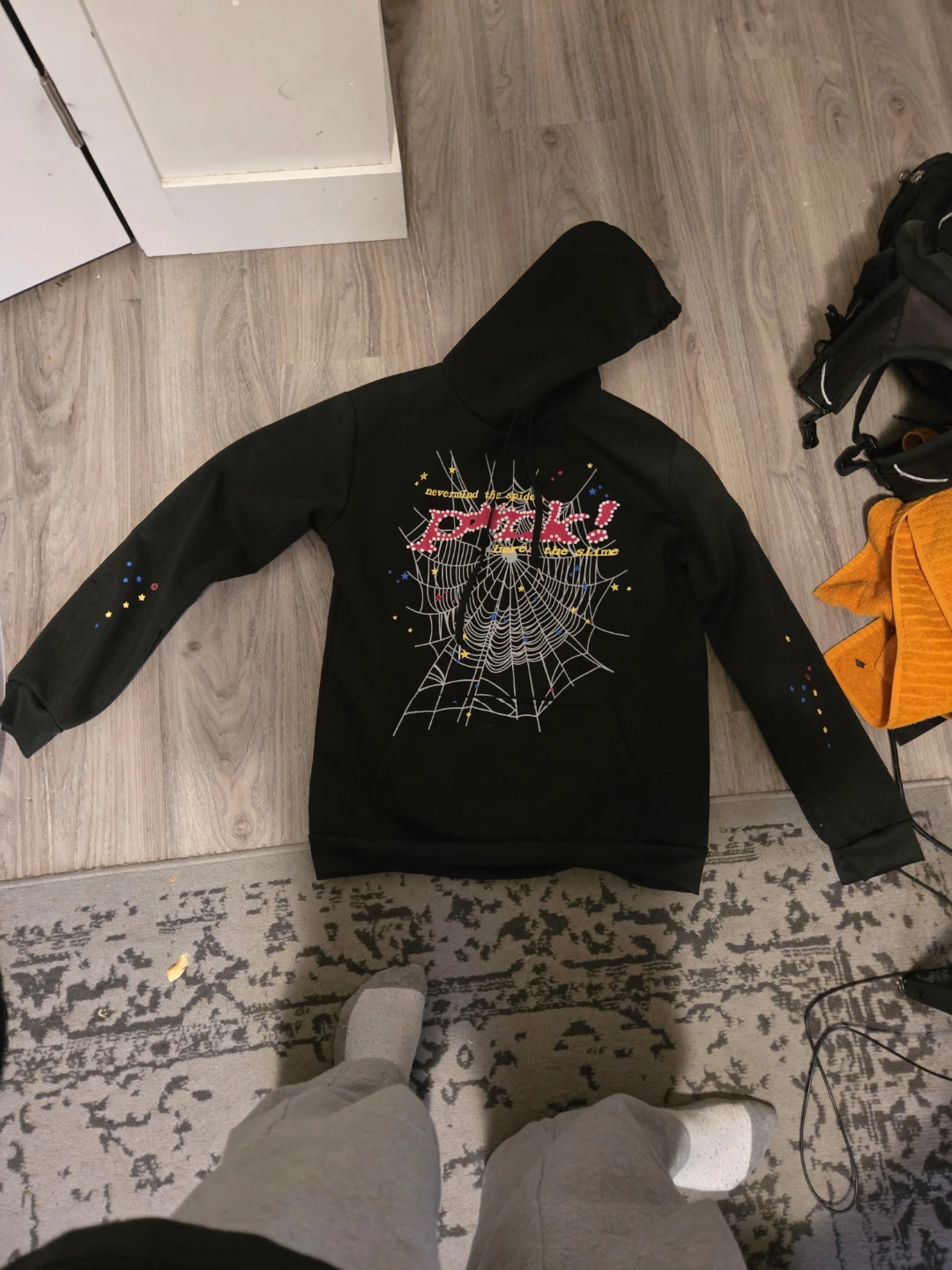 Punk spider hoodie