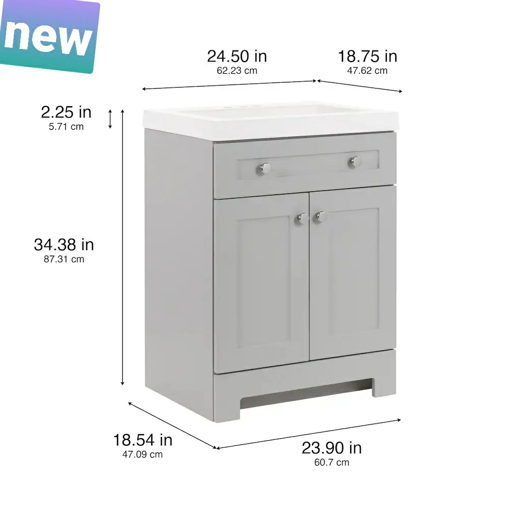 Grey Vanity with Sink