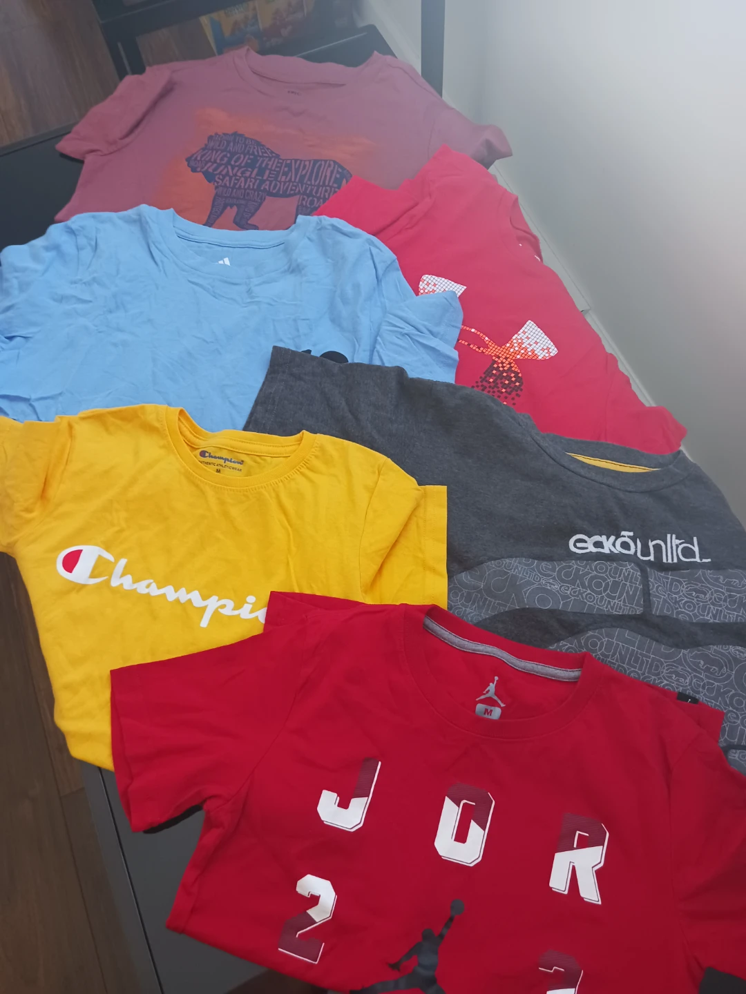 Bundle of T-Shirts: Champion, Ecko, Jordan, Under Armour & More