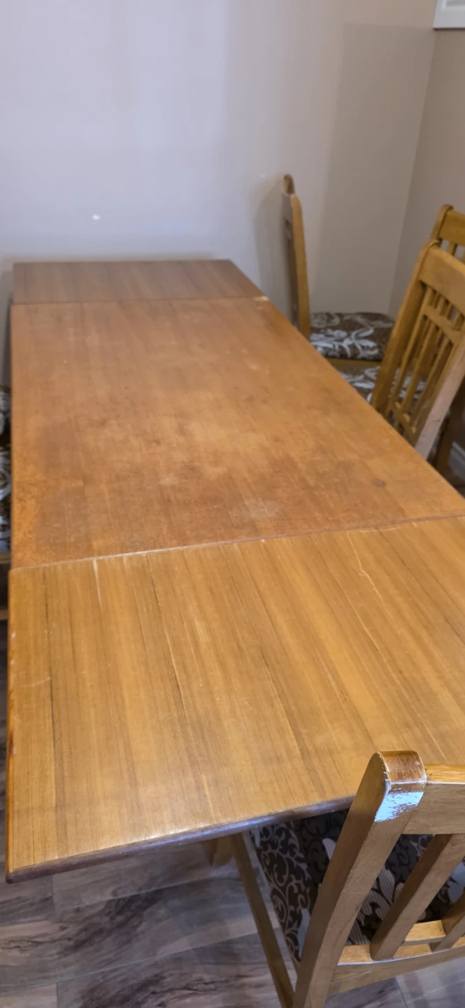 Wooden Dining Table with 6 Chairs - photo 3