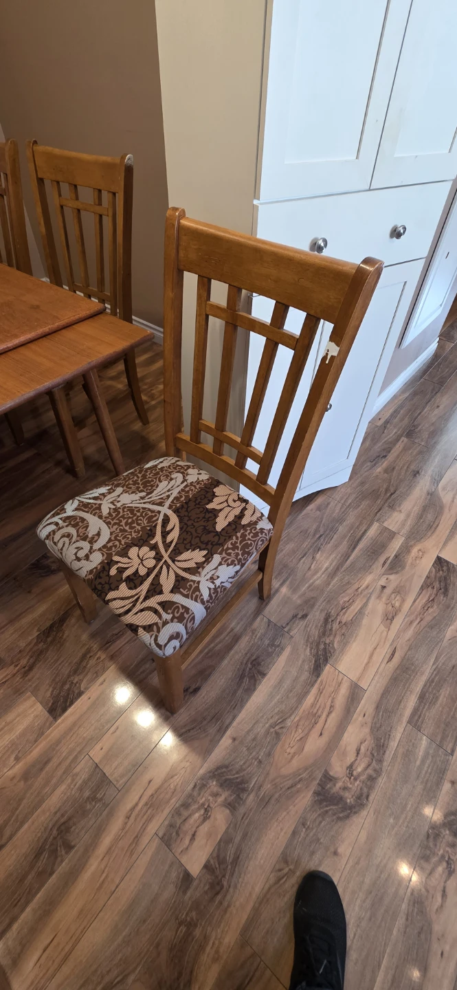 Wooden Dining Table with 6 Chairs - photo 4