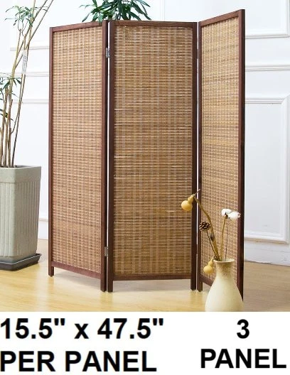 🌿 3 Panel Short Folding Room Divider Screen 🪴✨