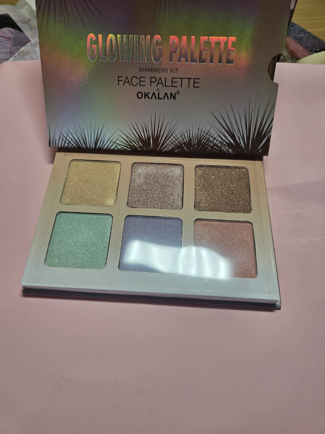 OKALAN Glowing Palette Face Shimmers Kit - photo 3