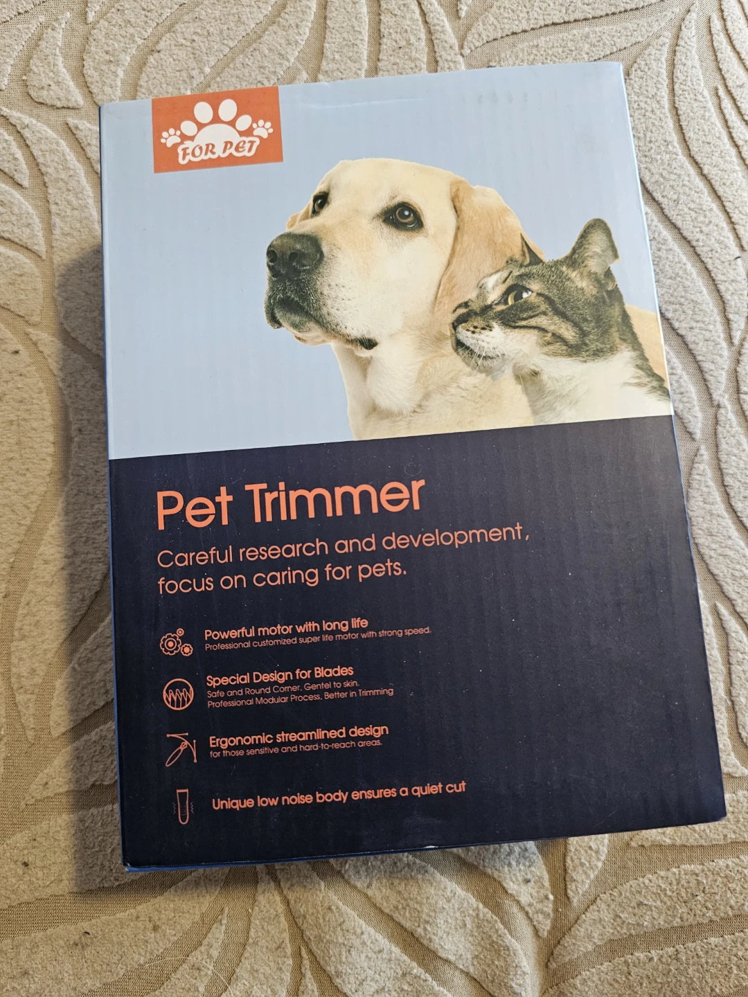 4-in-1 Pet Trimmer Grooming Kit - USB Rechargeable 🥕 - photo 2