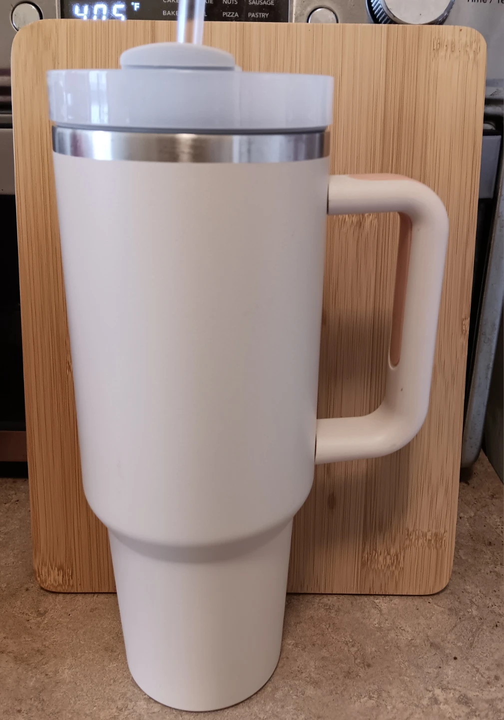 Rosegold Stainless Steel  Insulated cup with Straw 40 oz. 🧡