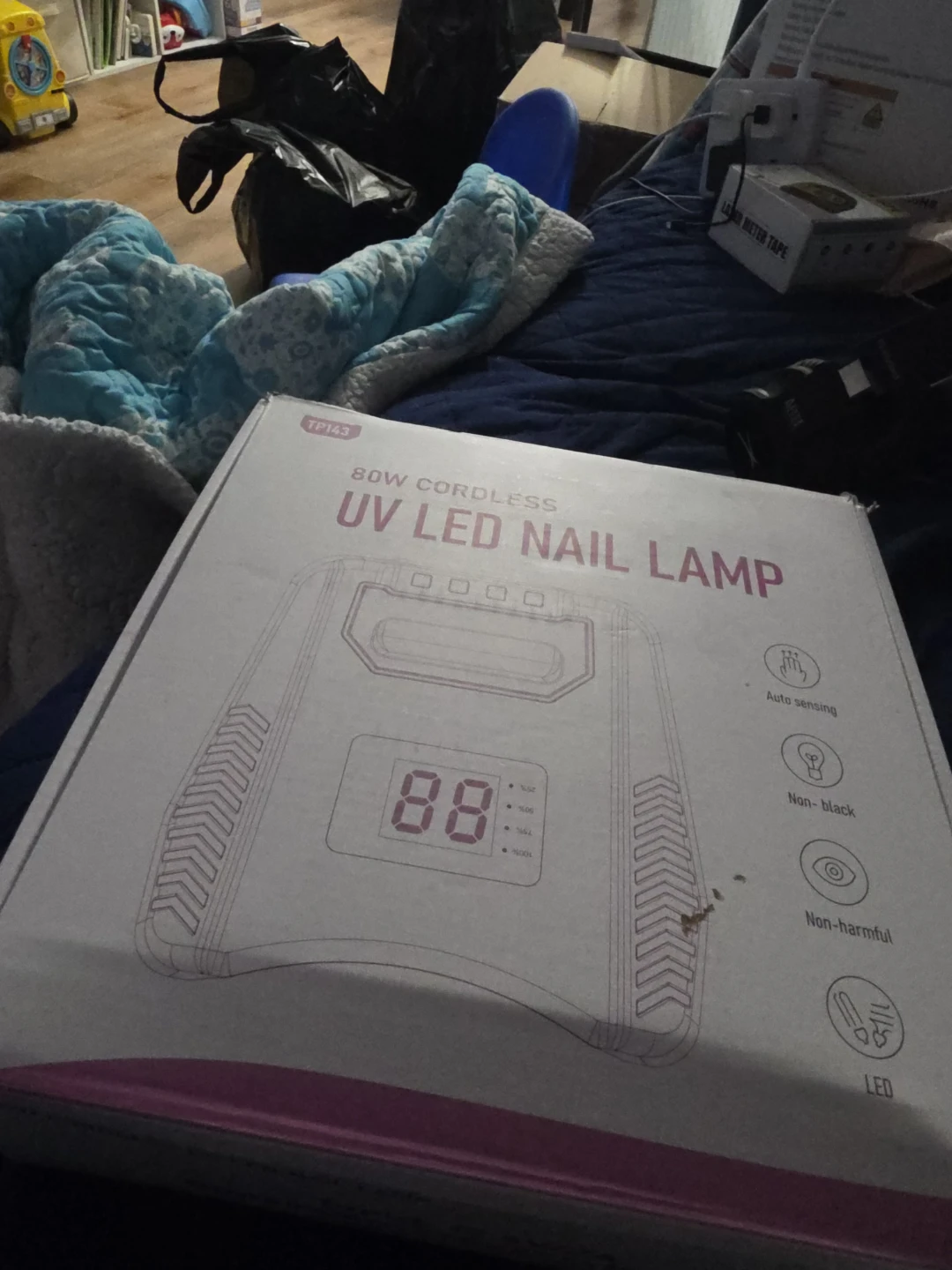 80W Cordless UV LED Nail Lamp - photo 5
