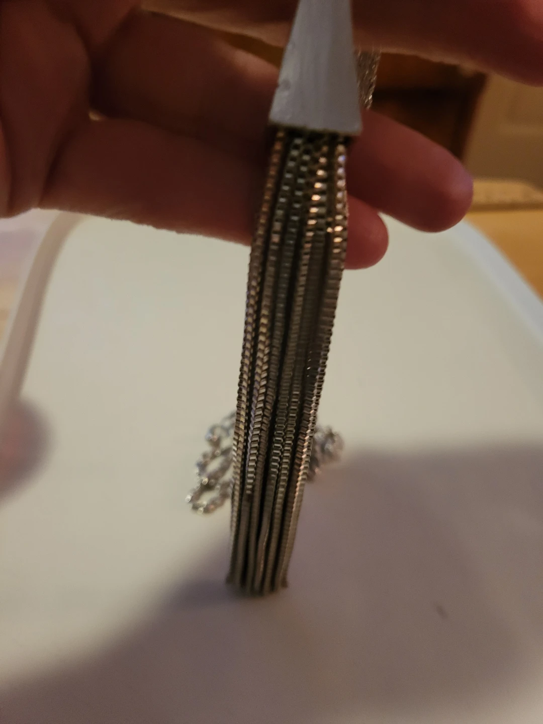 Silver Tone Tassel Pendant Necklace - photo 2