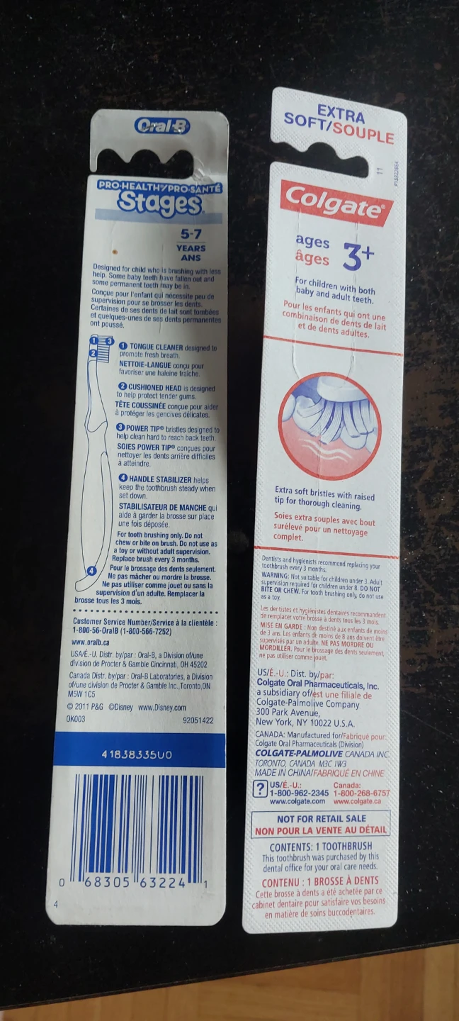 Oral-B Stages & Colgate Junior Toothbrushes - photo 2