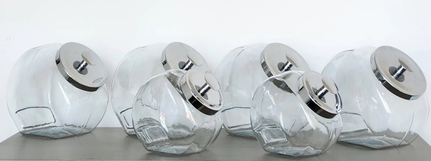 Glass Cookie Jar with Lid Set - photo 2