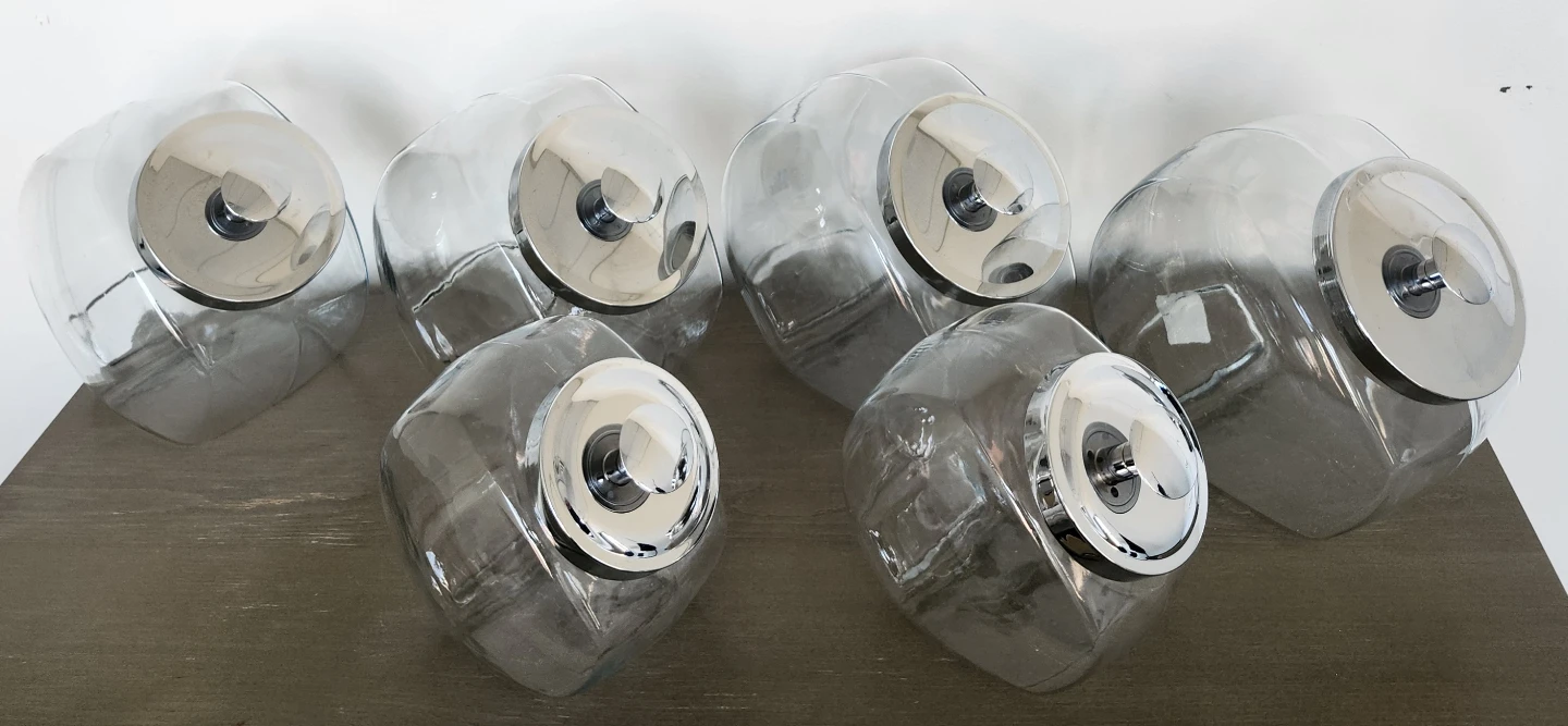 Glass Cookie Jar with Lid Set - photo 4