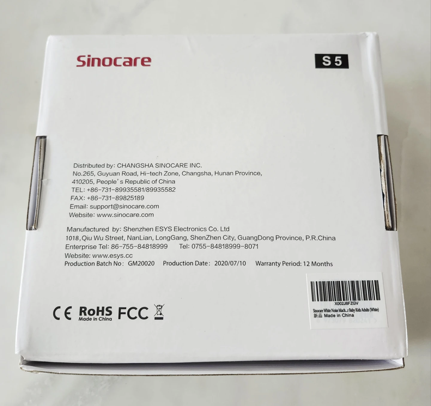 Sinocare S5 White Noise Machine - photo 3