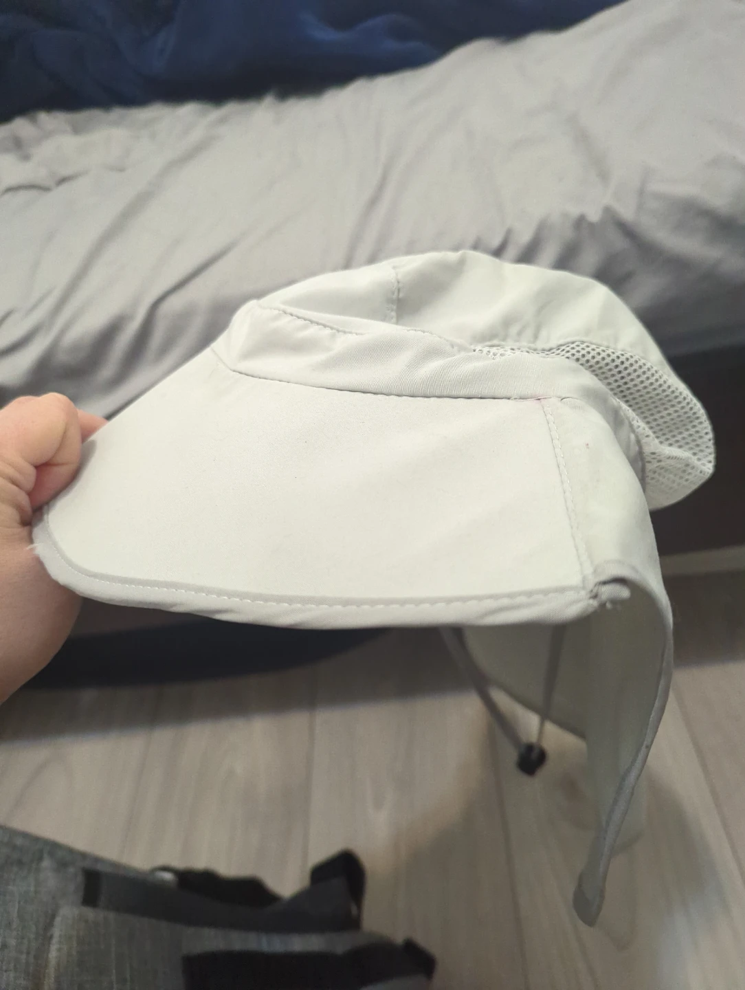 Light Grey Sun Hat with Neck Flap #free - photo 2