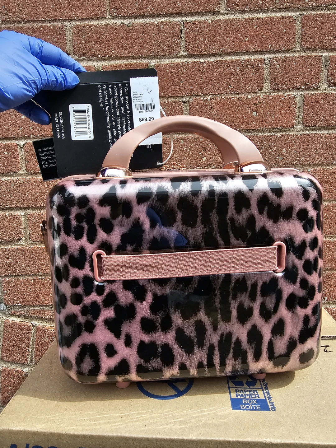 TRIFORCE Leopard Print Vanity Case - photo 2