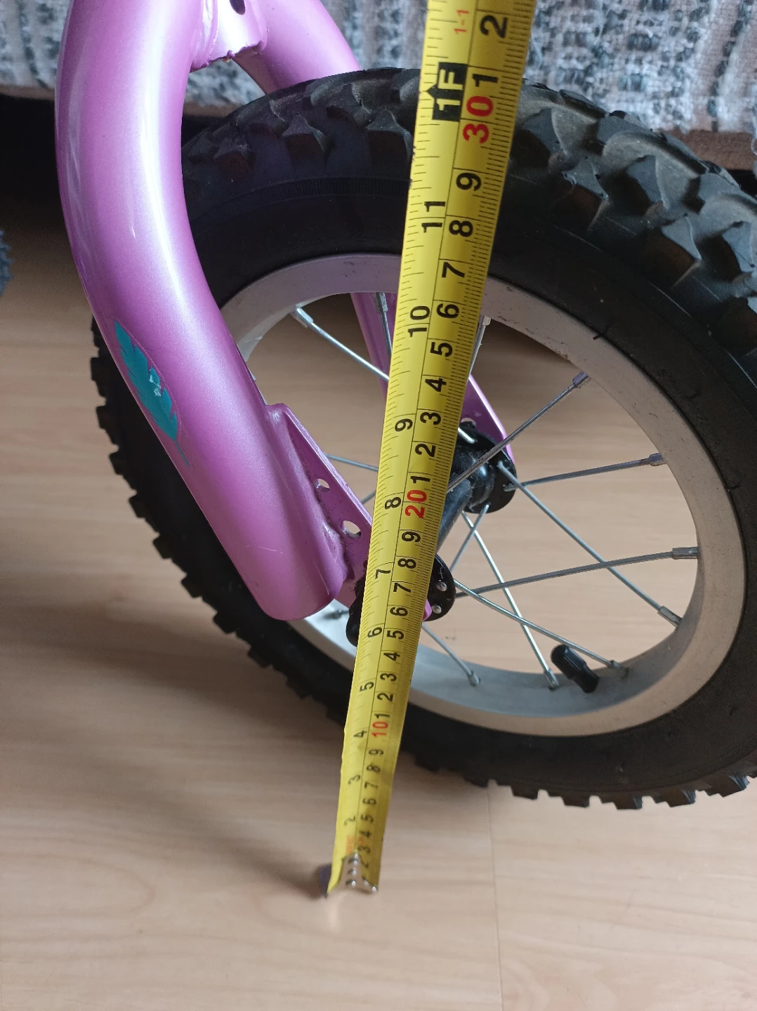 Raleigh Purple Kids Bicycle "12 - photo 4