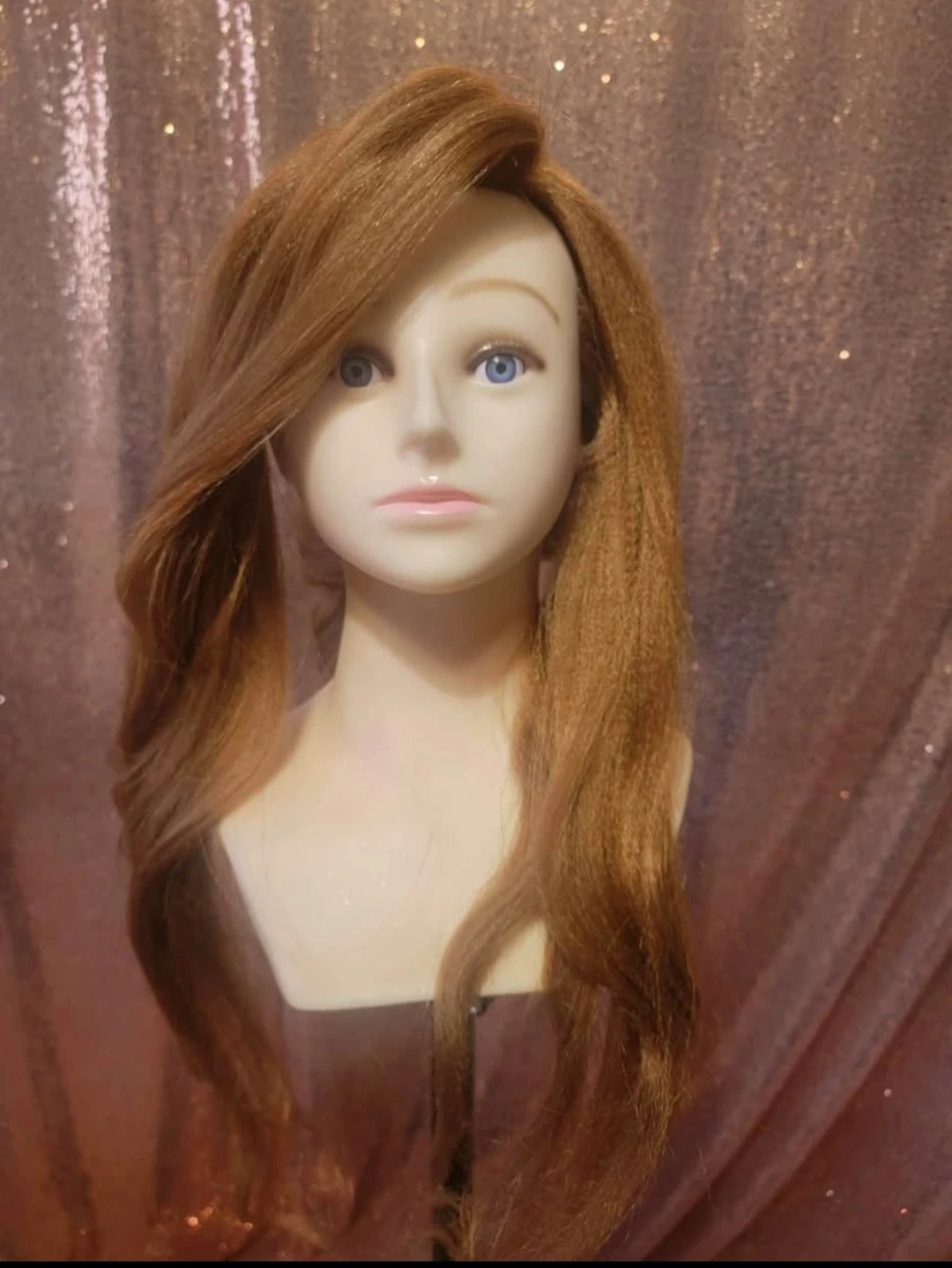 Fashion Doll Mannequin Head with Hair for Styling Practice