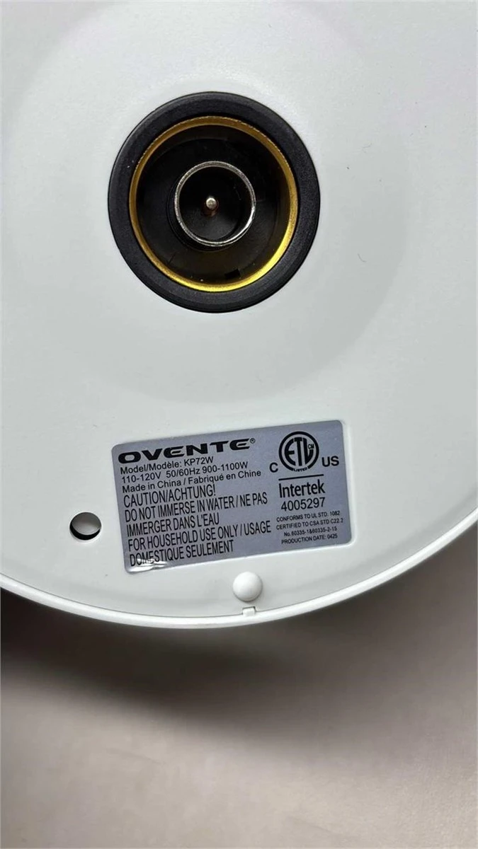 Ovente Electric Kettle 1.7L White - photo 4