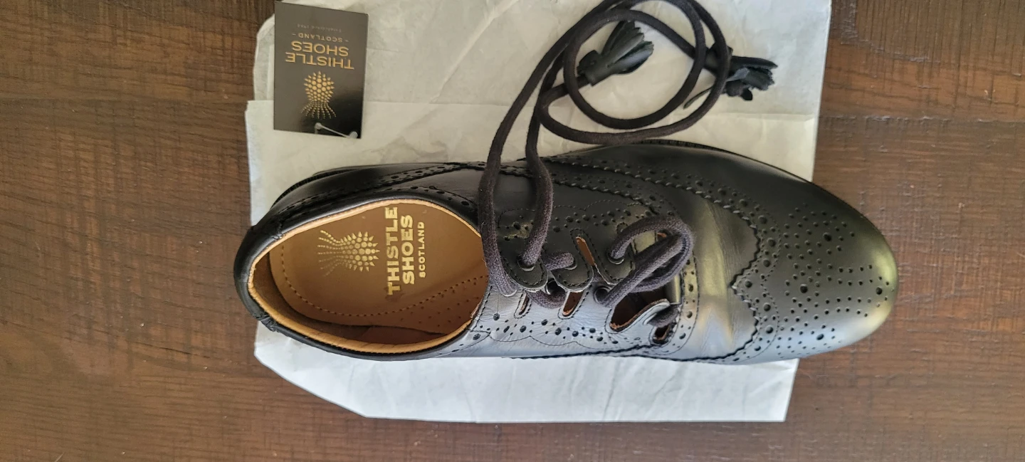 Thistle Shoes Piper Ghillie Brogues - UK 10.5 - photo 5
