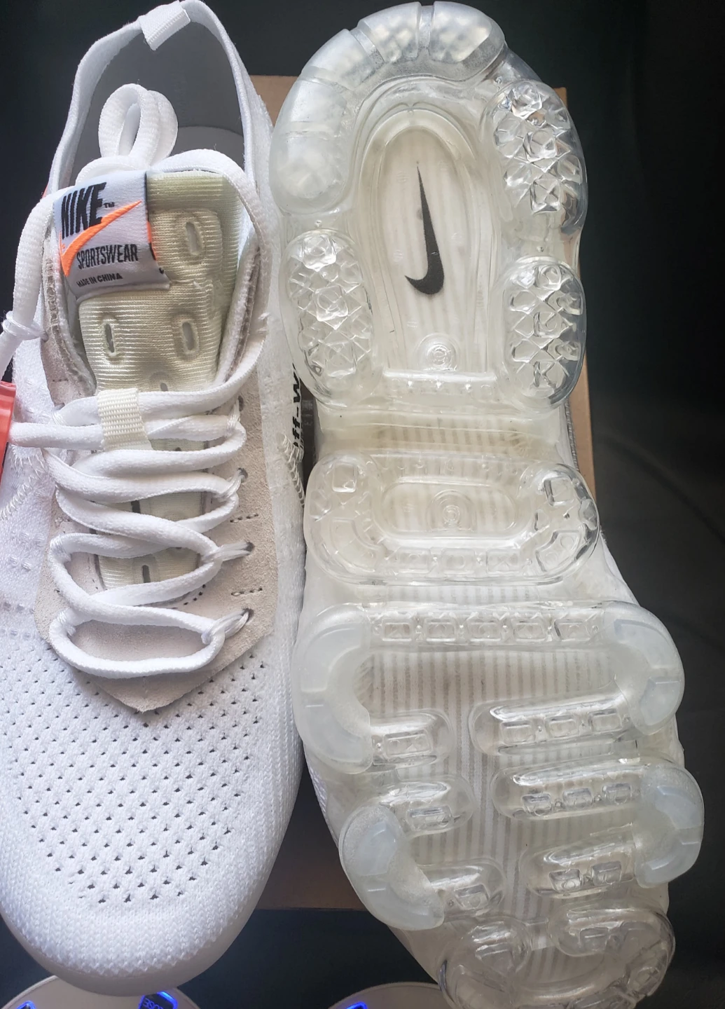 Brand new Mens Air Nike  Vapormax White Size 10 - photo 2