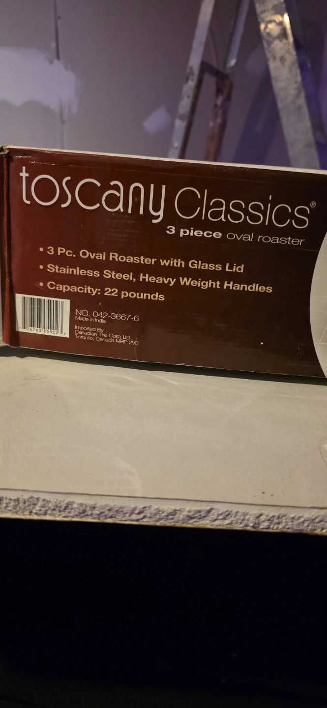 Tuscany Classics 3-piece Oval Roaster with Glass Lid - photo 2