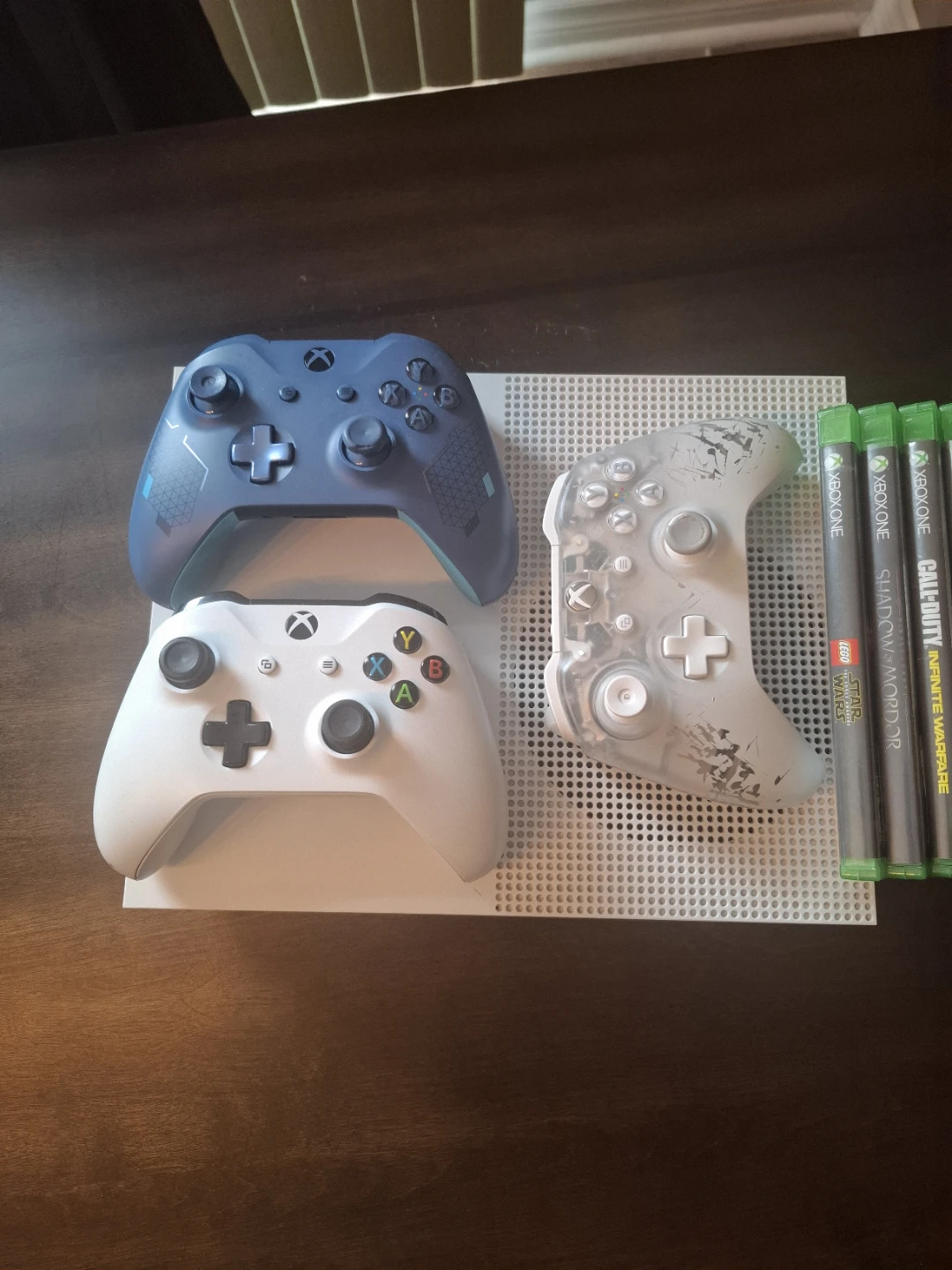 Xbox One S with Games & Controllers - photo 3