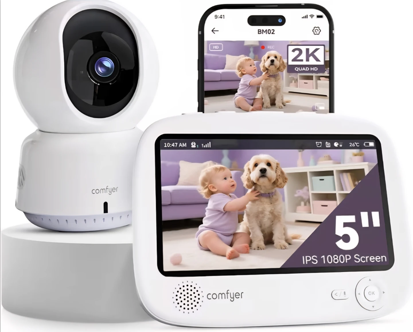 Comfyer Baby Smart Baby Monitor BM02