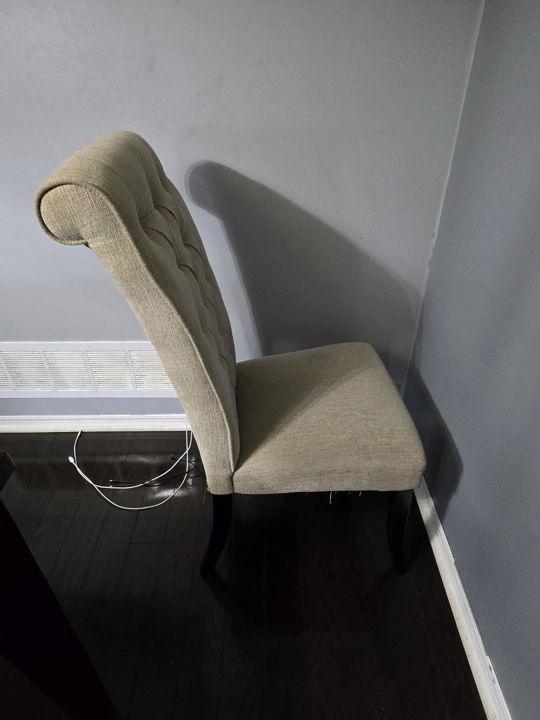 Six Highback Tufted Dining Chairs - photo 3