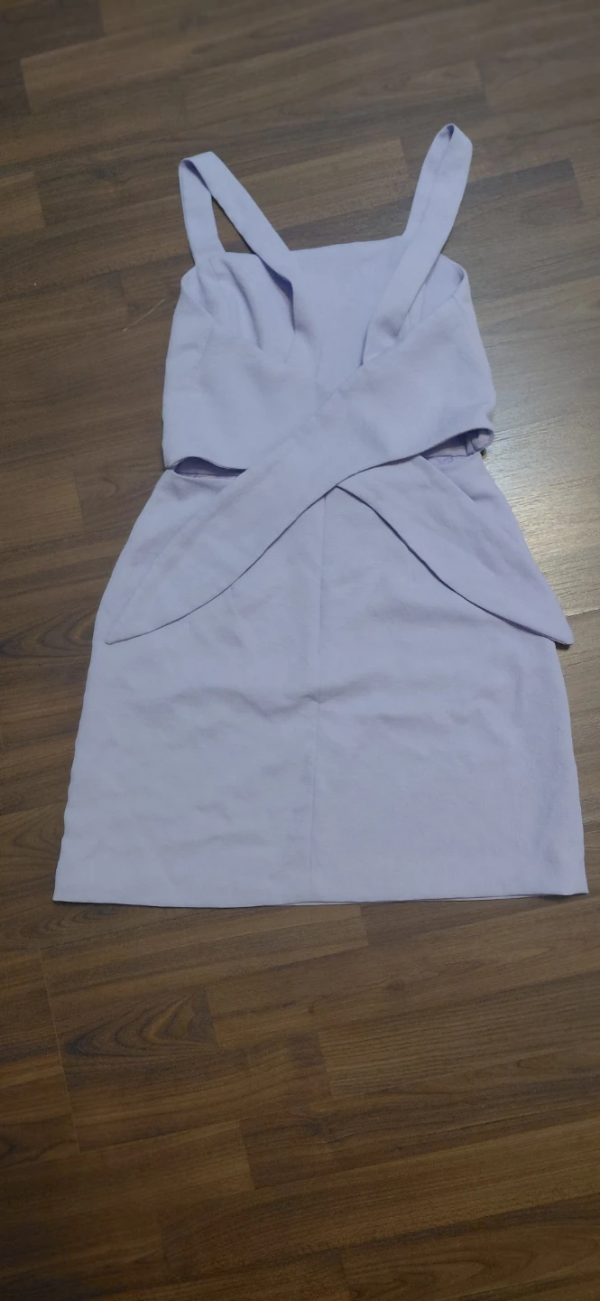 Light Purple Cut-Out Mini Dress - photo 3