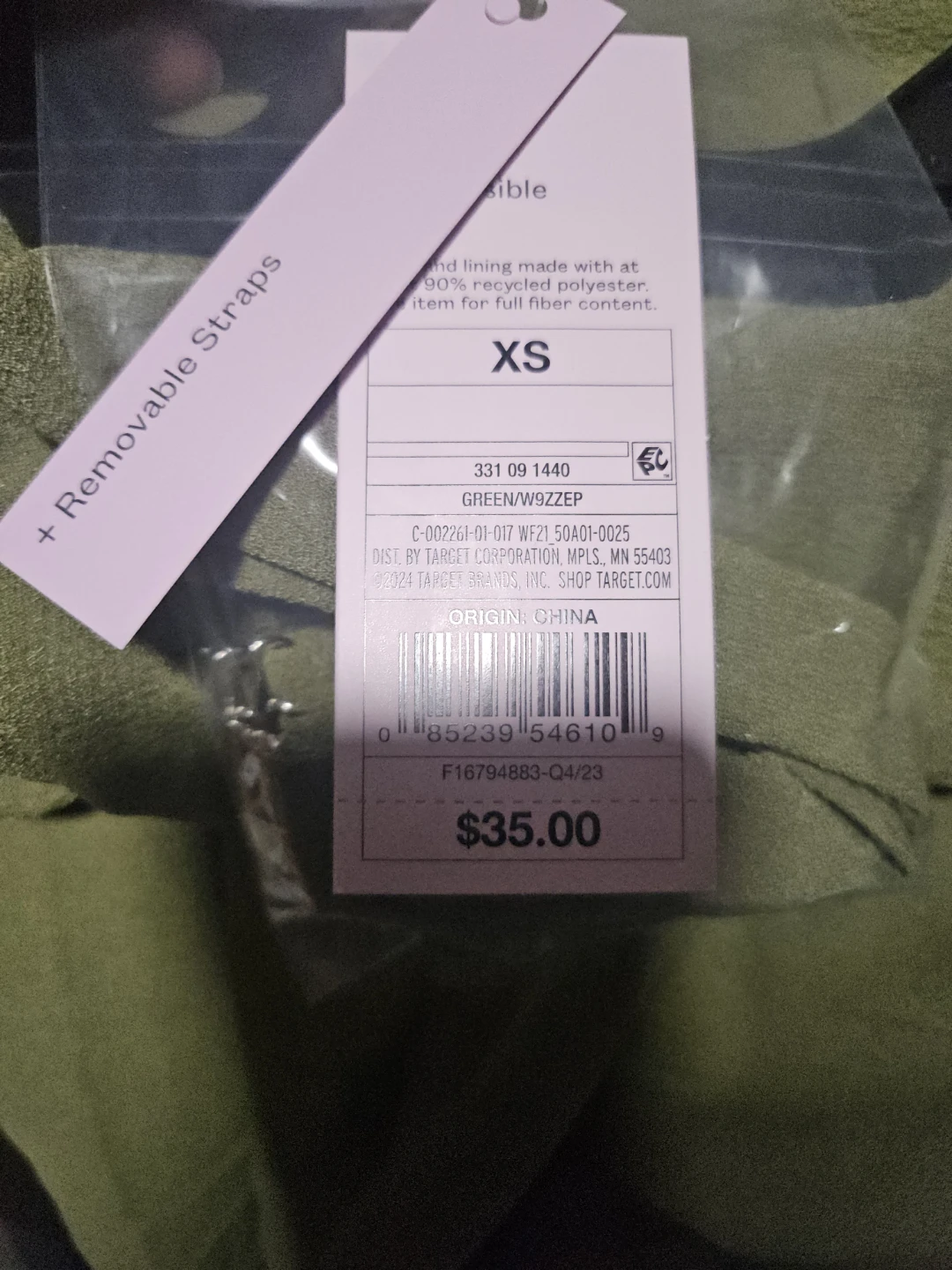 Wild Fable Women's Wide Leg Jumpsuit Olive Green XS - photo 5