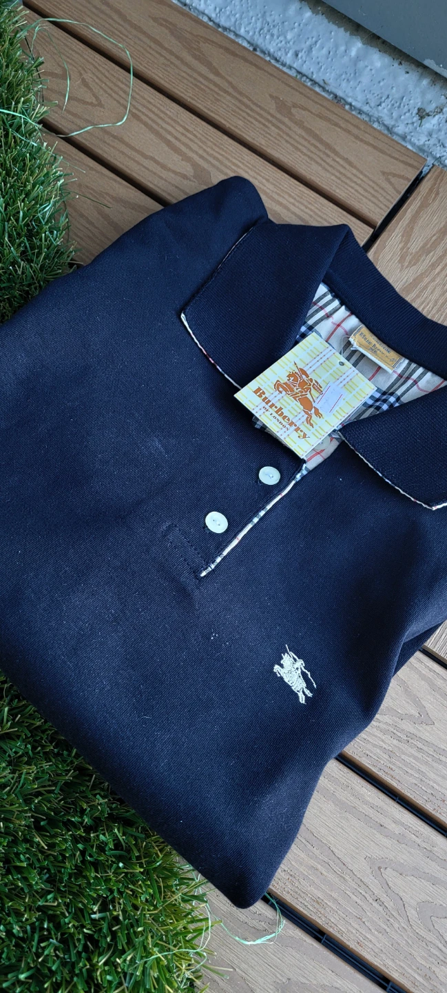Burberry of London Navy Blue Polo Shirt - photo 3