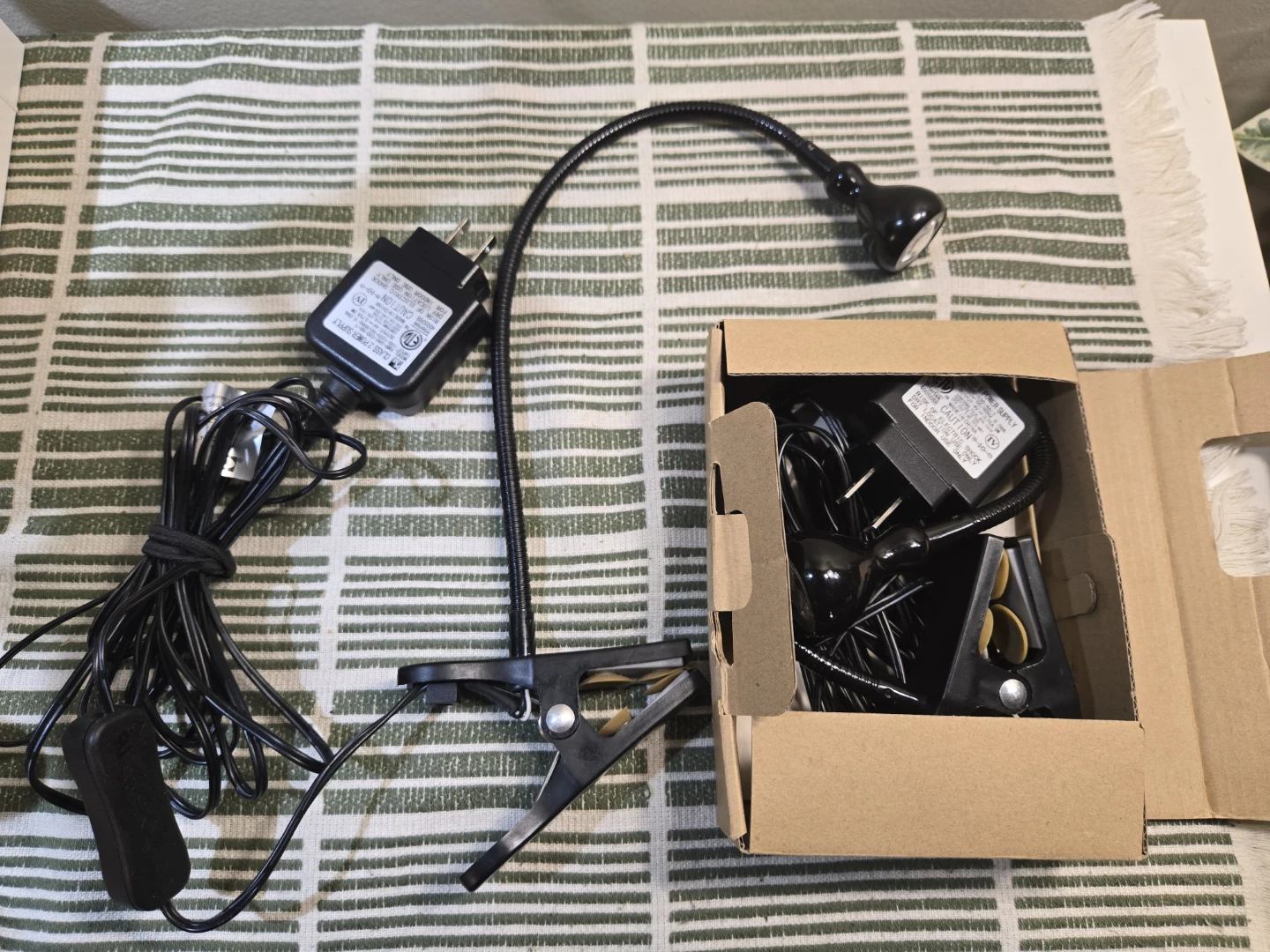 IKEA JANSJÖ LED Clamp Spot Lamp Black