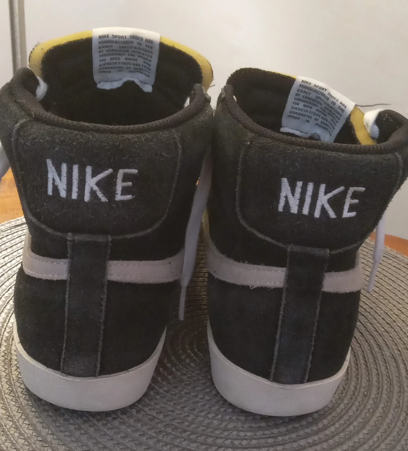 Nike Blazer Mid '77 Vintage Black Suede High Top Sneakers - photo 4